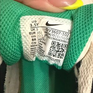 Nike Teal and White Athletic Shoes